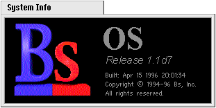 Bs OS - System Info